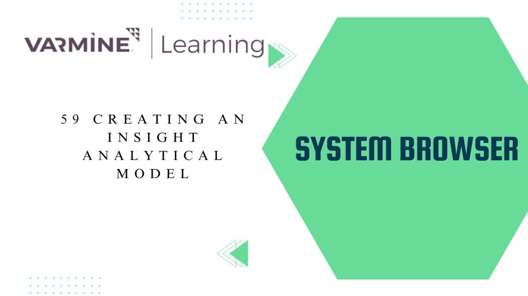 59 Creating an insight analytical model