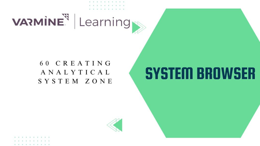 60 Creating analytical system zone