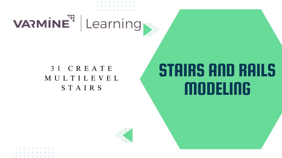 ⁣31 Create multilevel stairs