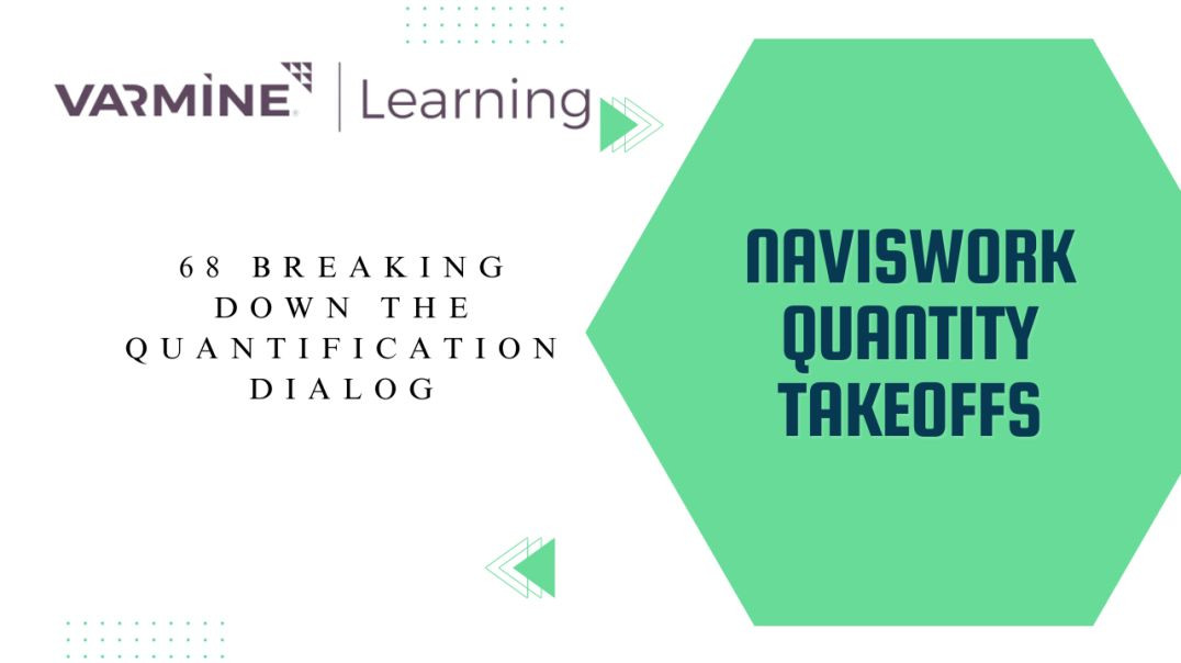 ⁣68 Breaking down the Quantification dialog