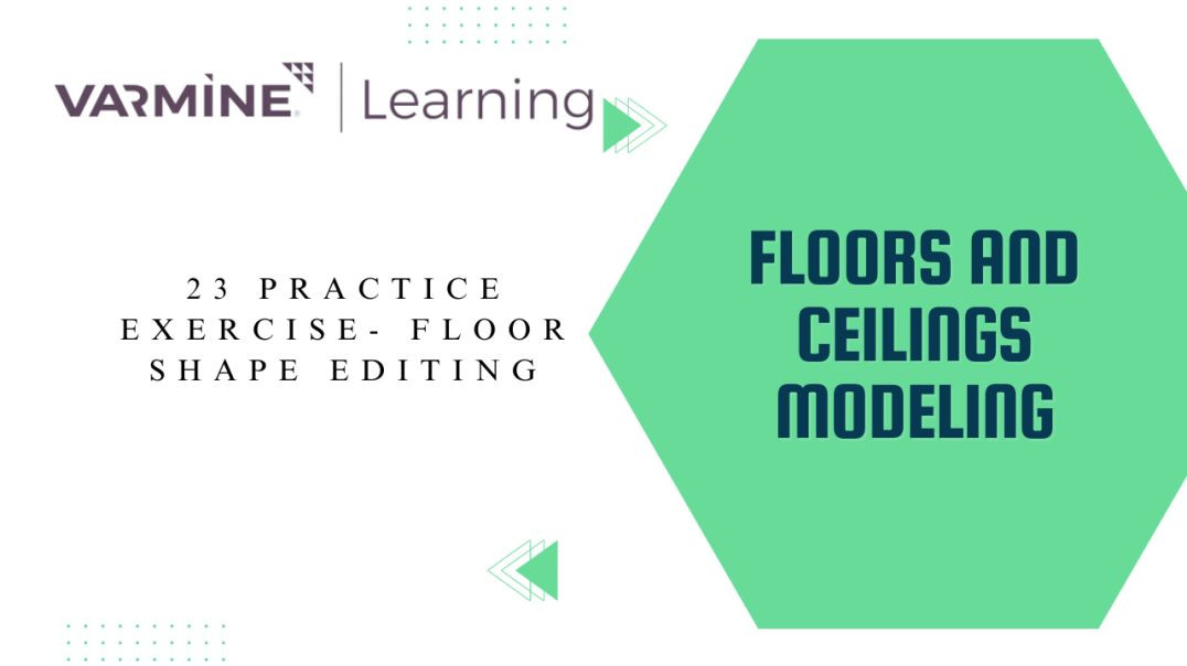 ⁣23 Practice exercise- Floor shape editing