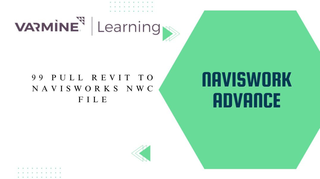 ⁣99 Pull Revit to Navisworks NWC file