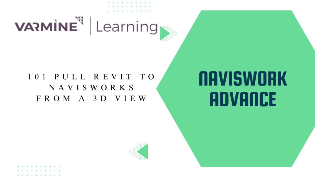 ⁣101 Pull Revit to Navisworks from a 3D view